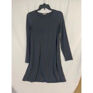 Madewell Charcoal Long Sleeve Dress